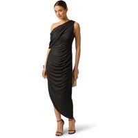 Adrianna by Adrianna Papell Women's Artisan Jersey Long Dress in Black | Size: 12