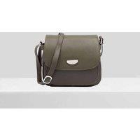 Dents Women's Zinnia Leather CrossBody Bag in Olive