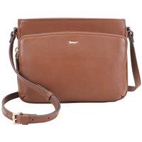 Paul Costelloe Women's Loudias Leather Cross Body Bag in Tan