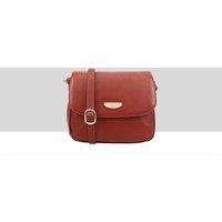 Dents Women's Zinnia Leather CrossBody Bag in Terracotta