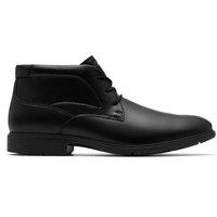 Clarks Men's Eldredge Mid Black Leather Ankle Boots | Size: 9-Standard Fit