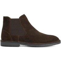 Dune London Men's 'Cashy' Suede Chelsea Boots in Brown | Size: 8