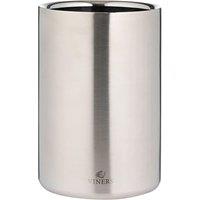 Viners Barware Double Wall Steel Wine Cooler 1.3L Silver