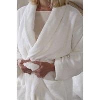 Soak&Sleep White Turkish Cotton Bathrobe | Size: Large
