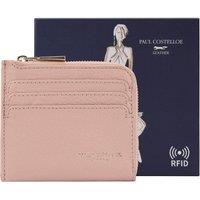 Paul Costelloe Dara Leather Card Holder in Rose