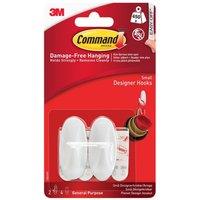 Command White Designer Hooks