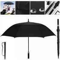 SPETLEK Extra Large Golf Umbrella Automatic Black Windproof Wind | Size: 0.6m2
