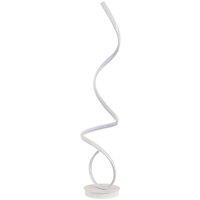 Garden Sanctuary Contemporary LED Spiral Floor Lamp in White Light for Living Room