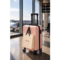 Groundlevel Ezy Flo 20 Inch Suitcase with Hook in Pink