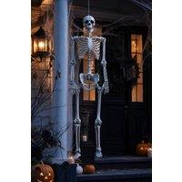 ExtraStar Halloween Full Body Skeleton Decoration with Posable Joints in White | Size: Medium