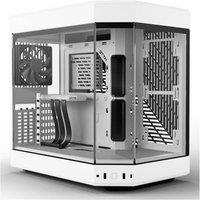 Hyte Y60 Modern Aesthetic Dual Chamber Panoramic Tempered Glass Mid-To in White