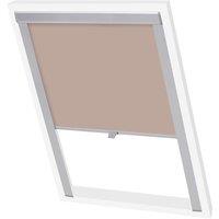 Berkfield Home Blackout Roller Blind Beige MK04