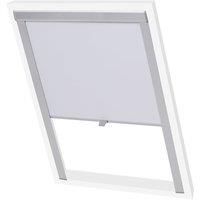 Berkfield Home Blackout Roller Blinds White S06/606