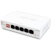 ASUS QG U1050 5 Port 2.5G Unmanaged Switch Home Network Hub in White