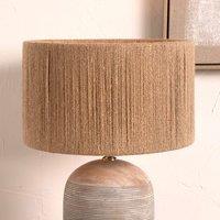 Ruma Natural Rope 30cm Cylinder Lamp Shade for Table Lamps in Beige | Size: 18 inches