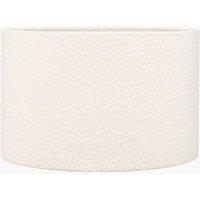 Ruma White Boucle Cylinder Lampshade | Size: 20 inches