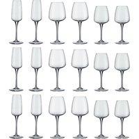 Bormioli Rocco Aurum Stemware 18 Piece Set in Clear