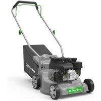 Q Garden 130cc Petrol Lawn Mower 39cm Poly Deck in Grey | Size: 1 Pack