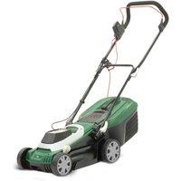 Webb Supreme 33cm Electric Lawn Mower with Rear Roller in Green | Size: 1 Pack