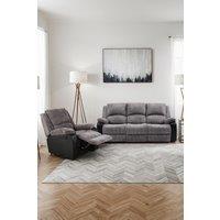More4Homes Postana Electric Recliner Jumbo Cord 1+3 Seater Sofa Set in Grey