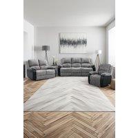 More4Homes Postana Electric Recliner Jumbo Cord 1+2+3 Seater Sofa Set in Grey