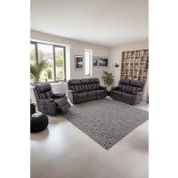 More4Homes Chester Electric Recliner Bonded Leather 1+2+3 Seater Sofa Set in Brown