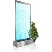 Primrose Bubble Water Wall Colour Changing LEDs Elysium Indoor Use 213cm in Dark Grey