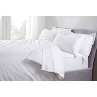 The Linen Consultancy 'TLC 5 Star Hotel Concept' 500TC Cotton Sateen Duvet Cover in White | Size: Single