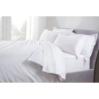 The Linen Consultancy 'TLC 5 Star Hotel Concept' 500TC Cotton Sateen Duvet Cover in White | Size: King
