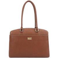 Paul Costelloe Marina Leather Shoulder Bag in Tan