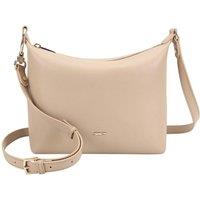 Paul Costelloe Beatrice Leather Crossbody Bag in Beige