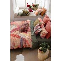 KAS Alberto Duvet Cover Set in Peach | Size: Double