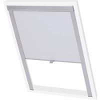 Berkfield Home Blackout Roller Blind White SK08