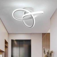 Goeco Modern Creative Flower Shape LED Ceiling Light for Bedroom, 22W 6500K in White