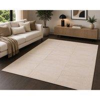 Groundlevel Velvet Serenity Washable Rug in Cream | Size: 200 cm x 240 cm