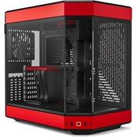 Hyte Y60 Modern Aesthetic Dual Chamber Panoramic Tempered Glass Mid-To in Red
