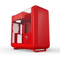Hyte X50 Modern Performance ATX Mid-Tower PC Gaming Case - Wild Cherry in Red