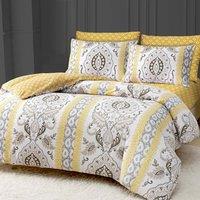 Grace Brushed Duvet Cover Sets Supersoft with Zipper Closure in Beige | Size: Single
