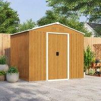 STILVORA Garden Shed with Double Doors in Brown