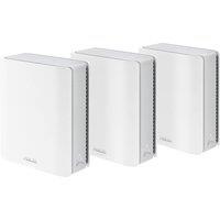 ASUS ZenWiFi BT10 Tri-band WiFi 7 Mesh, 18 Gbps, 8400 sq.ft (3pk), Dua in White
