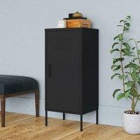 Berkfield Home Storage Cabinet Black 42.5x35x101.5 cm Steel