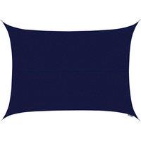 Primrose 5m x 4m Water Resistant Patio Sun Shade Sail 96.5% UV Block Free Rope in Blue