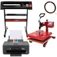 Monstershop 38cm Swing Press, 720mm Vinyl Cutter & Epson Printer