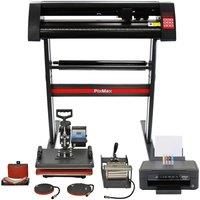 Monstershop Vinyl Cutter, 5 in 1 Combo, CISS, Value Printer in Black