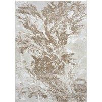 Desire Rugs Serenity Modern Abstract Area Rug - Flowing Water-Inspired Design for Living Room, Bedroom, Hallway in Stone | Size: 160 cm x 230 cm