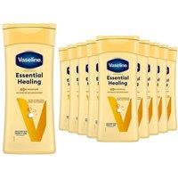 Vaseline Intensive Care Body Lotion Essential Healing for Dry Skin 400ml, 10 Pack in White