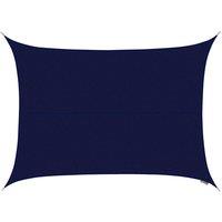 Primrose 6m x 5m Water Resistant Patio Sun Shade Sail 96.5% UV Block Free Rope in Blue