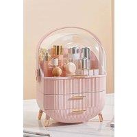 Neo Portable Cosmetic Makeup Storage Organiser Skincare Display Box Case in Pink