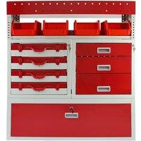 Monstershop Firecracker Metal Van Racking in Red