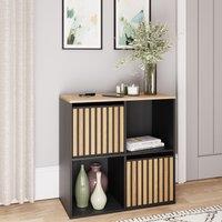 GFW Kube 2x2 Shelf Storage Cube in Black